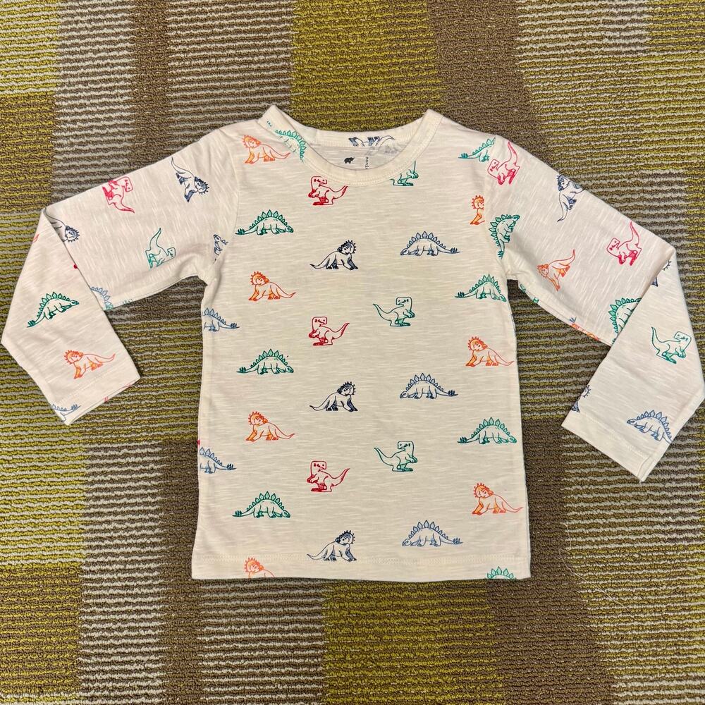 Rainbow Dinosaurs longsleeve shirt Organic Cotton Monica + Andy